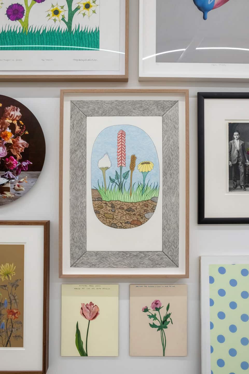 Nicotye Samuyalie, Untitled, 2019, 660×254mm / 26×10in coloured pencil, ink